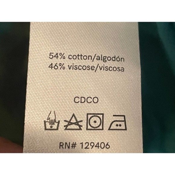 Venus maxi empire style dress, green and teal, size 4 - Picture 11 of 13